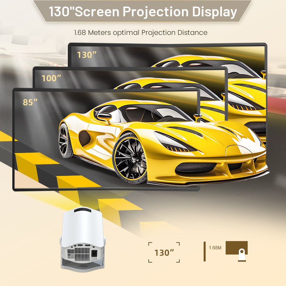 Xima Portable Projector HM400 Pro